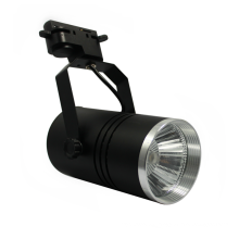 luz de pista LED 14w acabado negro